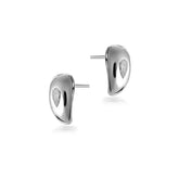 Silver Essence Earring, White Rhodium, Natural White Topaz + Give Joy Gift